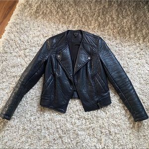 Topshop Faux leather jacket